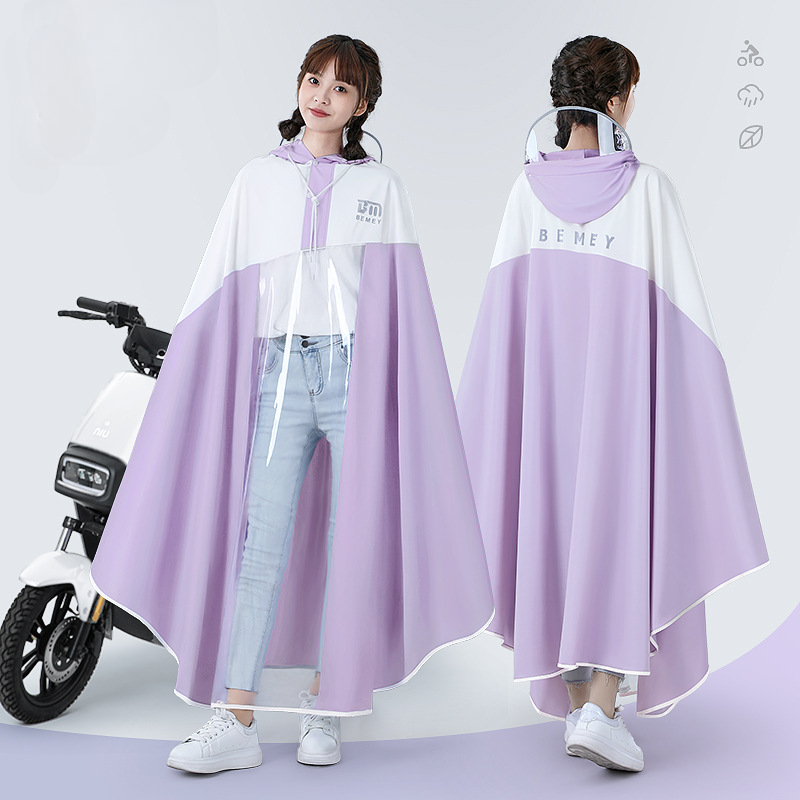 Cycling Rain Jacket Commute - Jas hujan sepeda Potable, perlengkapan bersepeda