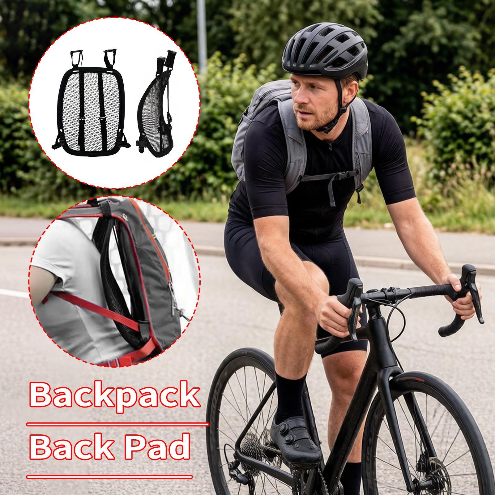 Cycling Commute Backpack - Bantalan Ventilasi Ransel Panel Belakang Pendingin