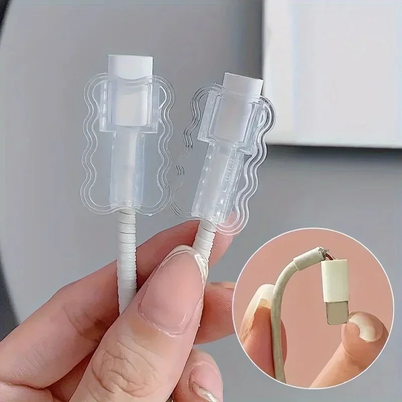 Cable Lock Flexible - Pelindung Kabel Data, Penyelamat Kabel Anti-Patah,