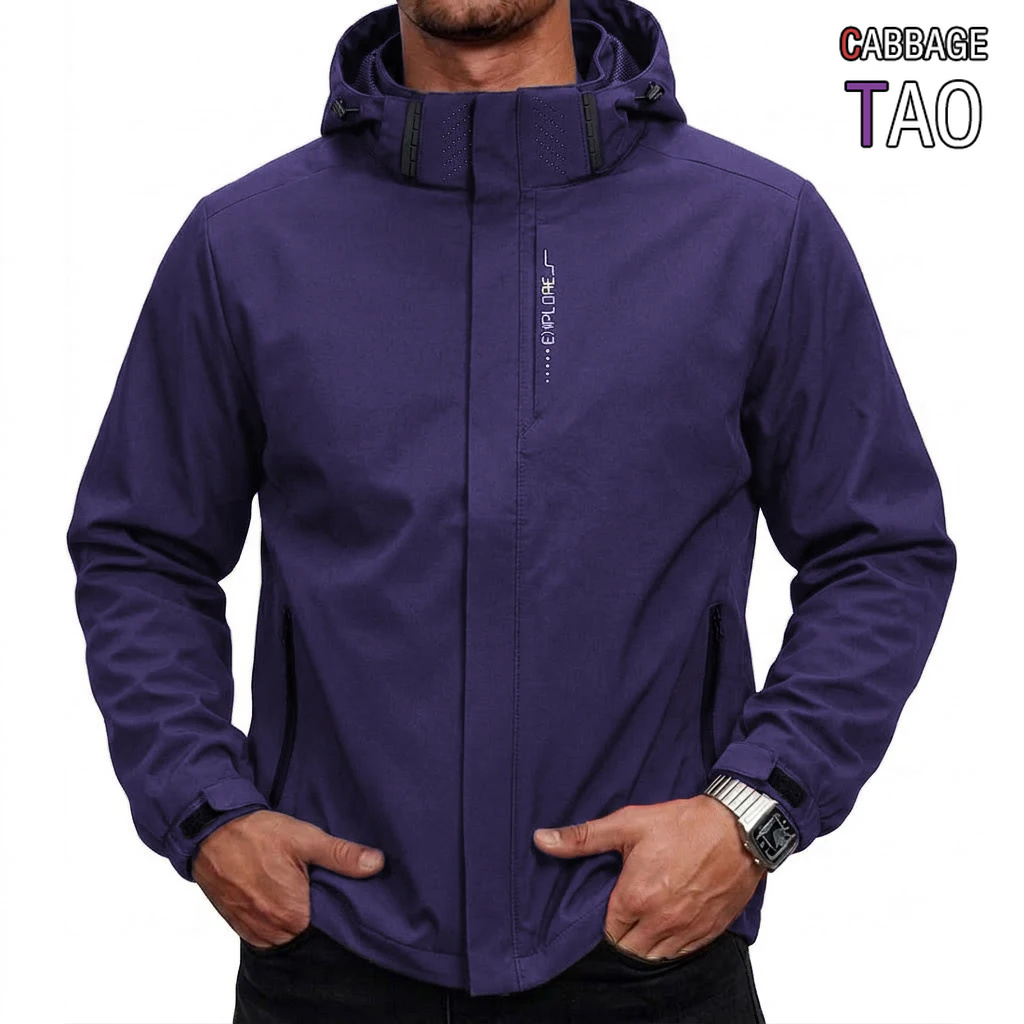 Cycling Rain Jacket Commute - Jaket Taktis Anti Air Pria dengan