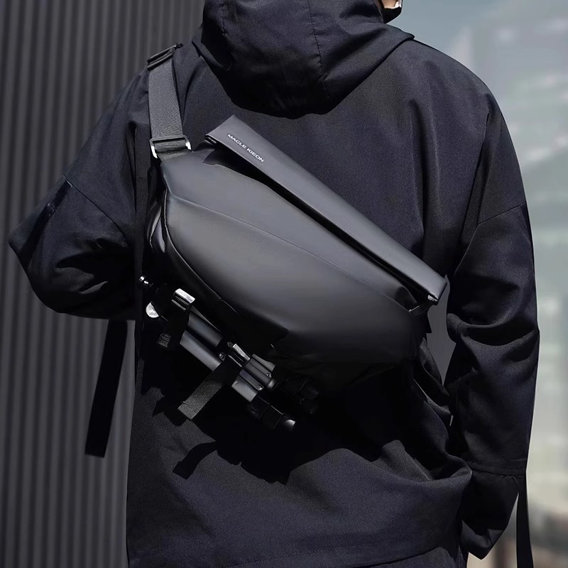 Waterproof Cycling Commute - Tas Dada Komuter Pria Trendi, Tas