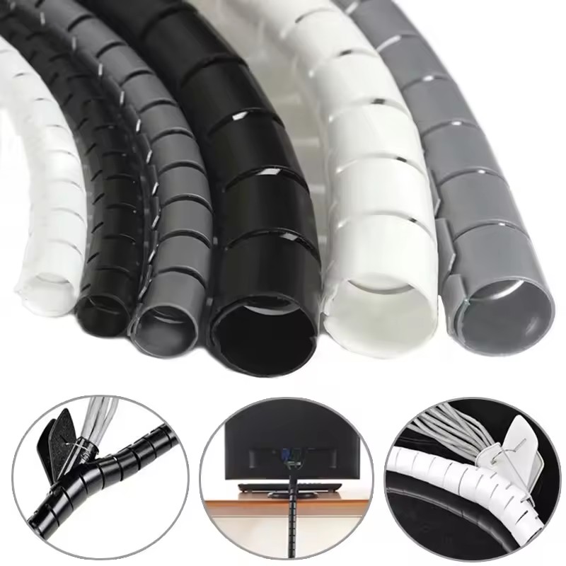 Cable Lock Flexible - 2M/1M Pelindung Kabel Spiral Fleksibel Pengatur