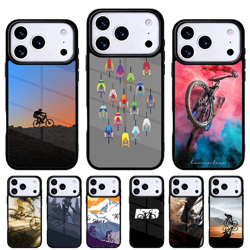 Cycling Quote - Casing HP Lembut Motif Sepeda Gunung