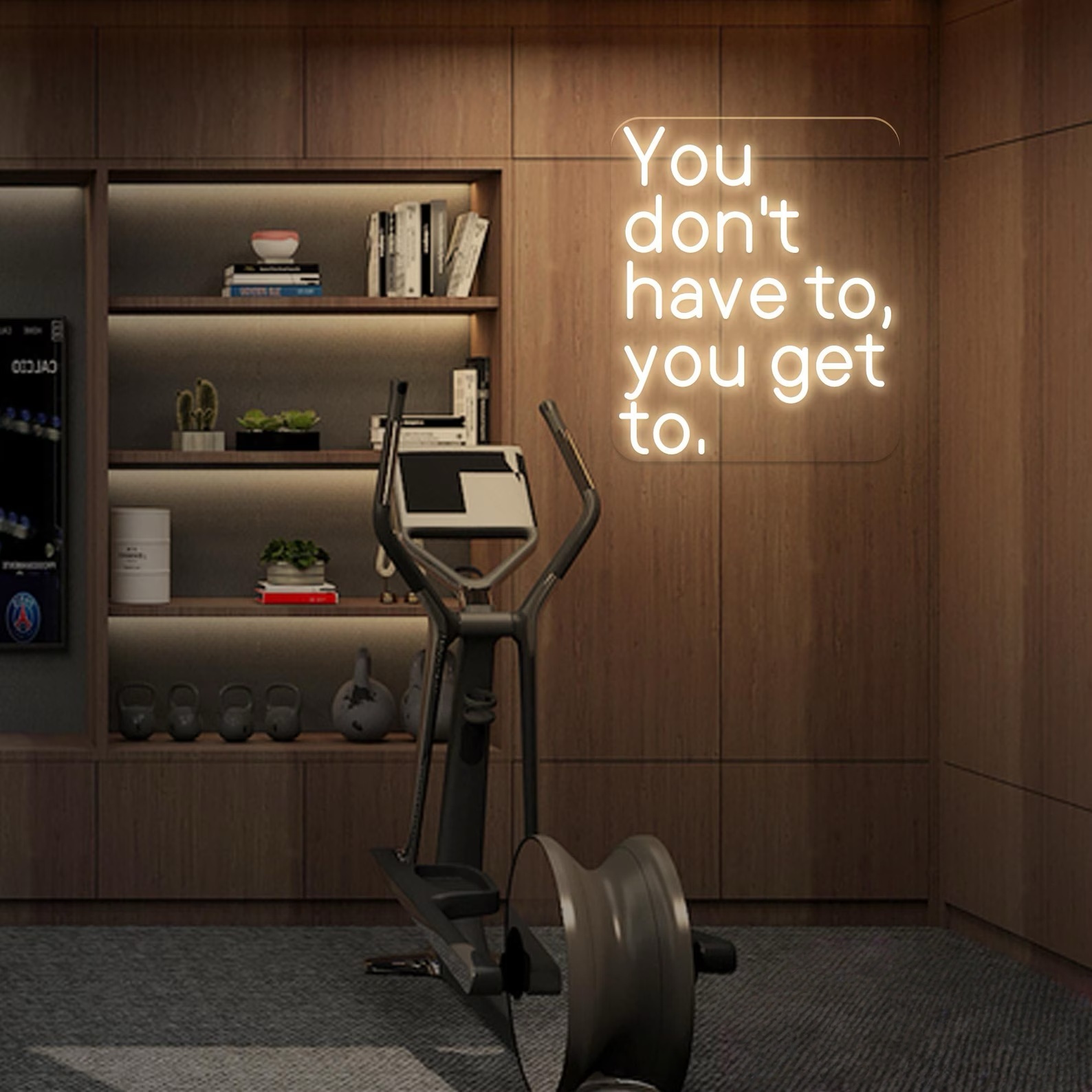 Cycling Quote - Anda Tidak Perlu Membeli Neon Sign,