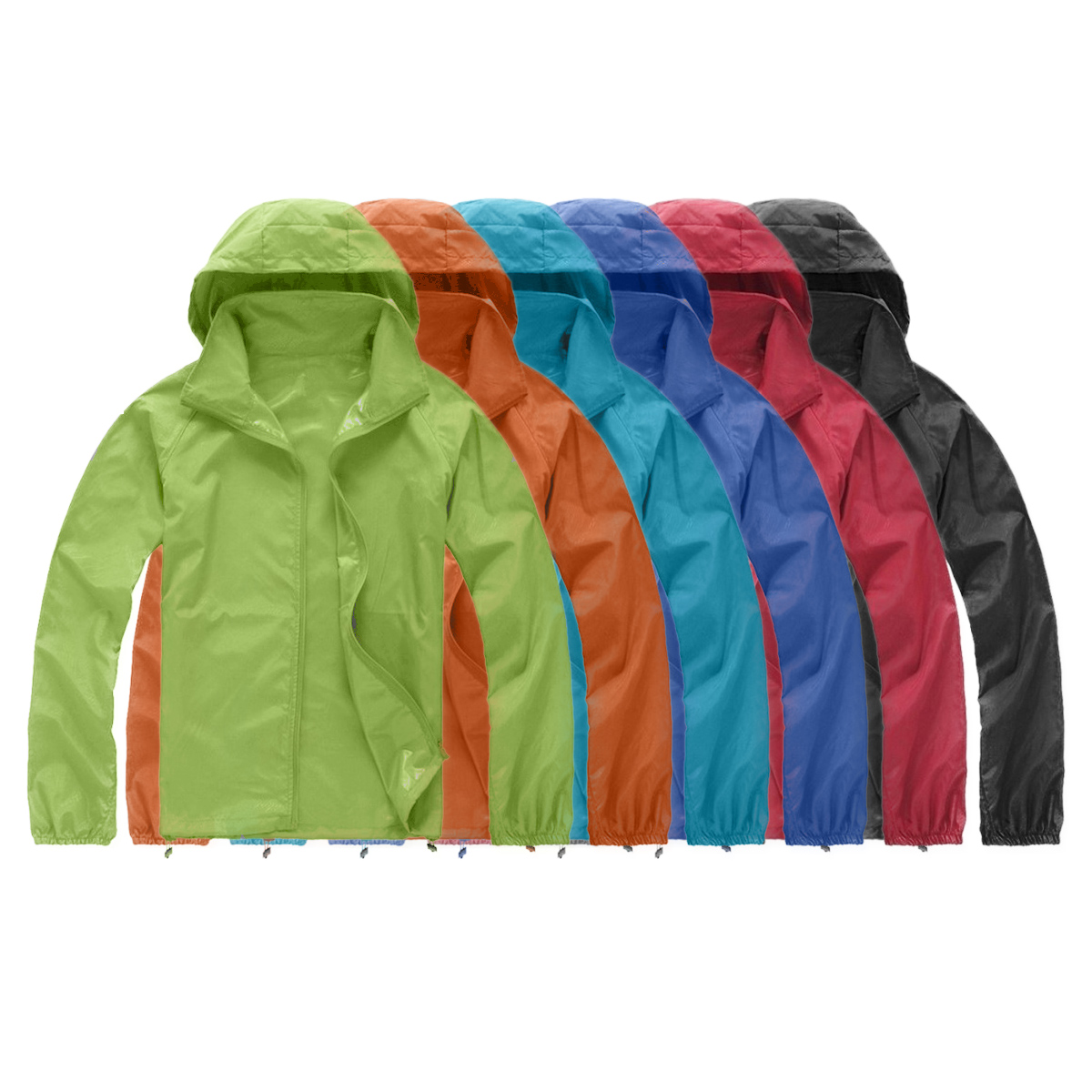 Cycling Rain Jacket Commute - Unisex Tahan Air Kain Tahan Angin