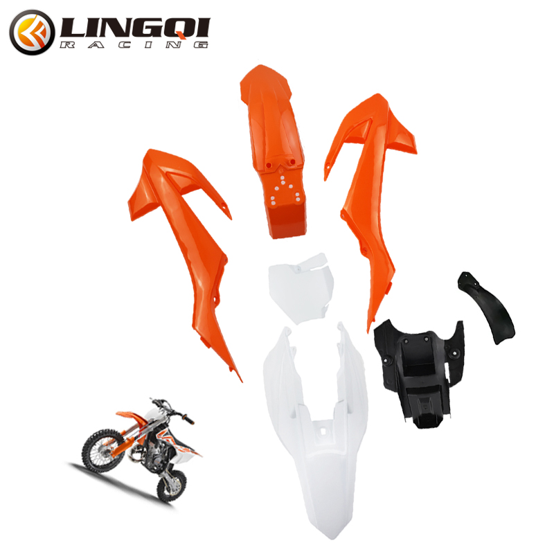 Fender Mudguard Set - LINGQI Set Fairing sepeda motor KT50