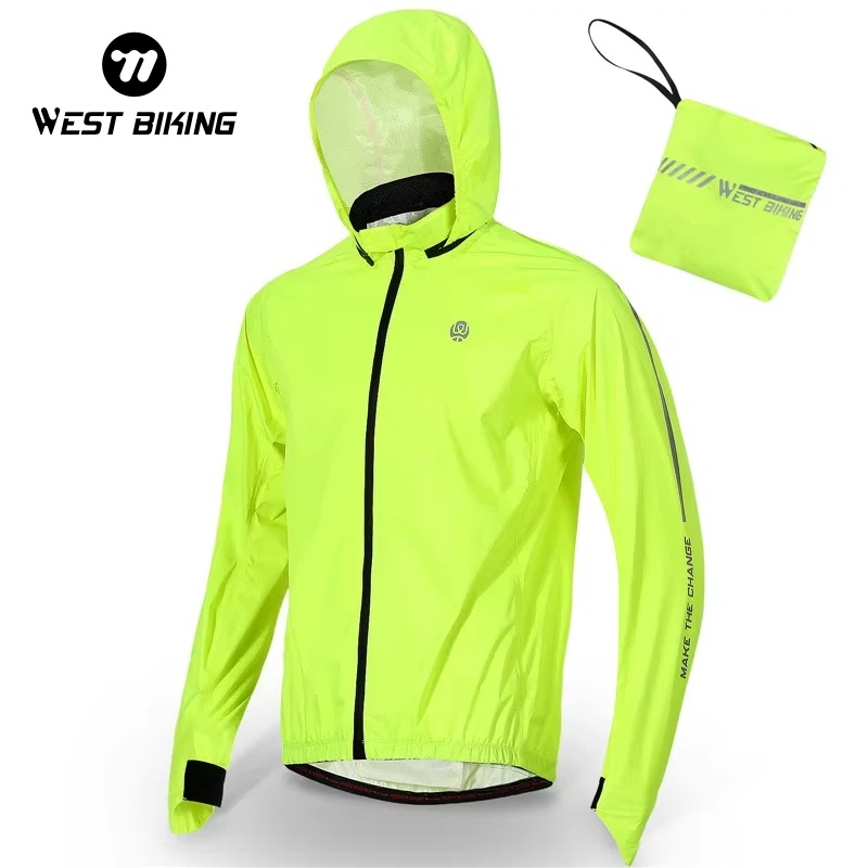 Cycling Rain Jacket Commute - WEST BIKING Jaket Bersepeda Pria Wanita