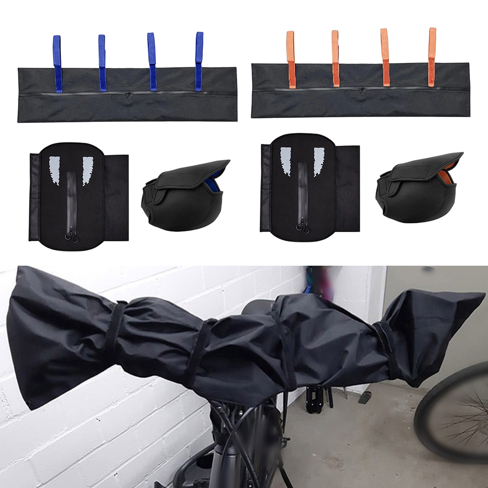 Waterproof Cycling Commute - Set Penutup Sepeda Listrik Reflektif untuk