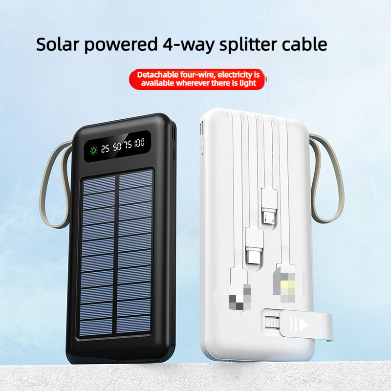 Usb Charger Dynamo - Power Bank Tenaga Surya Luar Ruangan