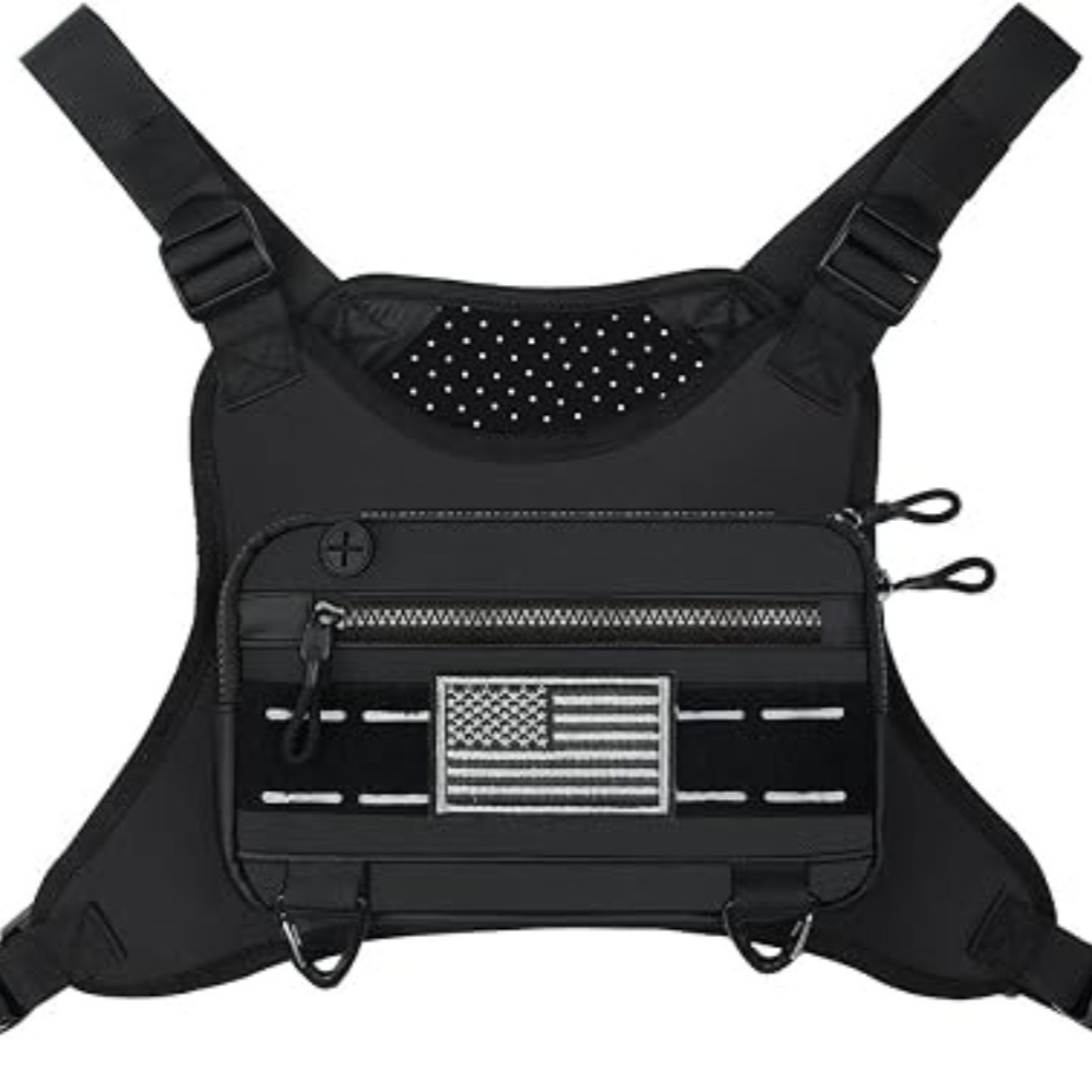 Reflective Vest Cycling - Tas Dada Taktis untuk Berkemah, Berburu,