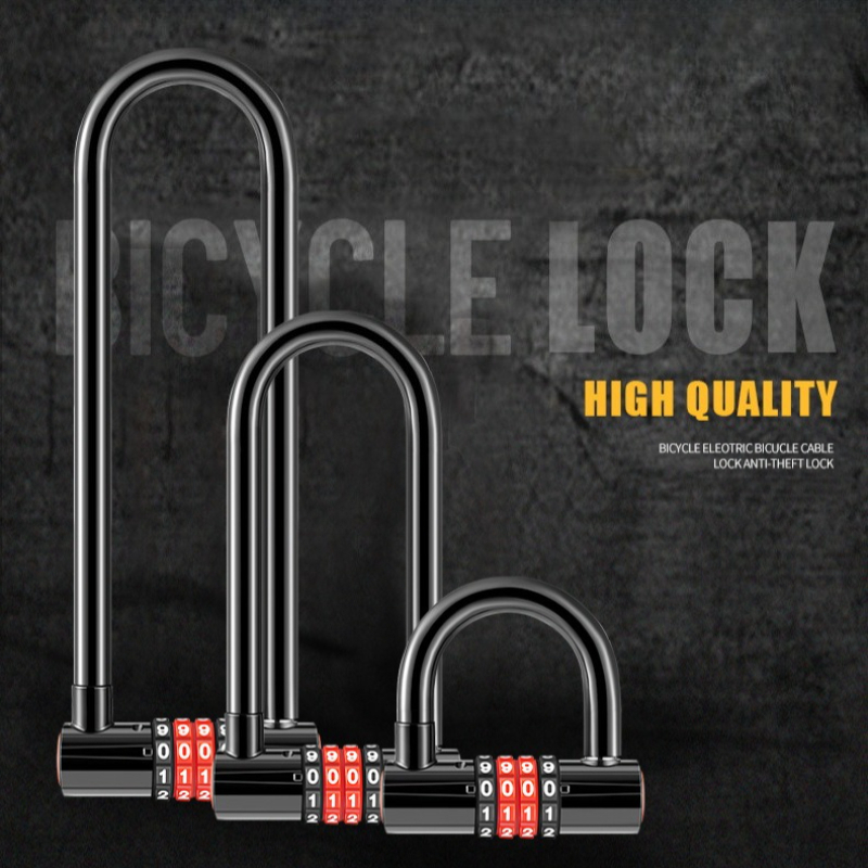 185mm/173mm/50mm Gembok U Bent - Cable Lock Flexible ulasan dan harga