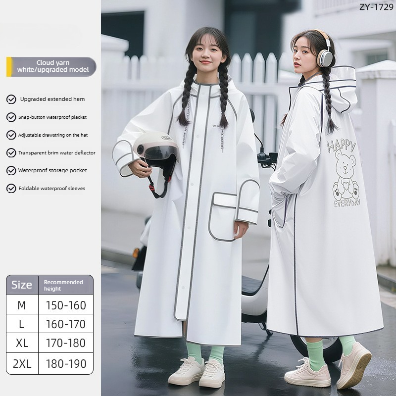 Jas Hujan EVA Tahan Air untuk  - Cycling Commute Rain ulasan dan harga