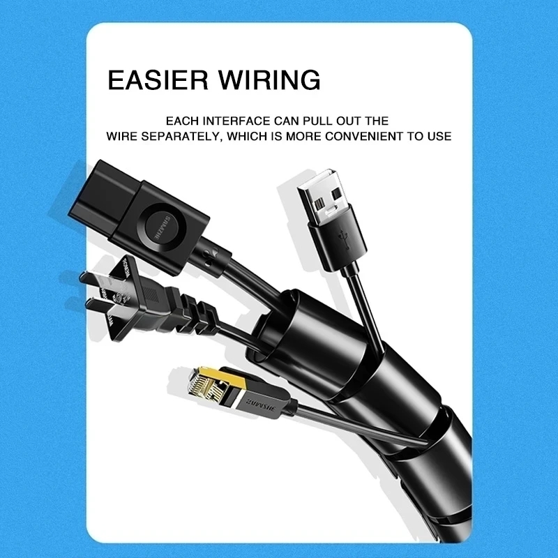Klip Organizer kabel Spiral fl - Cable Lock Flexible ulasan dan harga