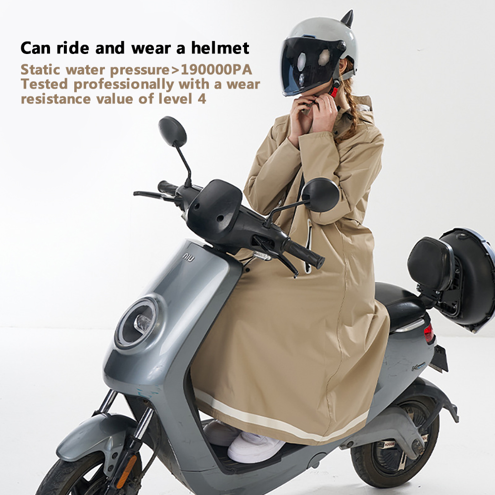 Ponco Hujan Tahan Air Panjang  - Cycling Rain Jacket Commute ulasan dan harga