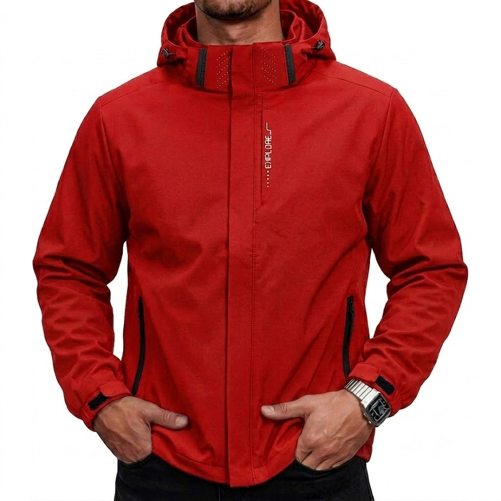Jaket Taktis Anti Air Pria den - Cycling Rain Jacket Commute ulasan dan harga