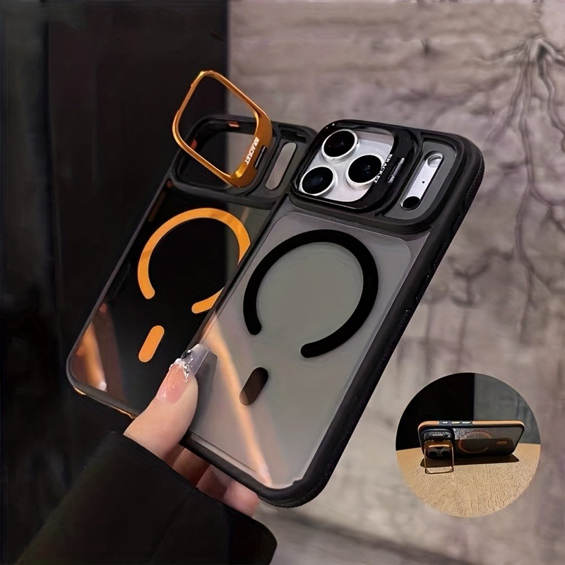Casing Ponsel Magnetik Transpa - Kickstand Adjustable ulasan dan harga