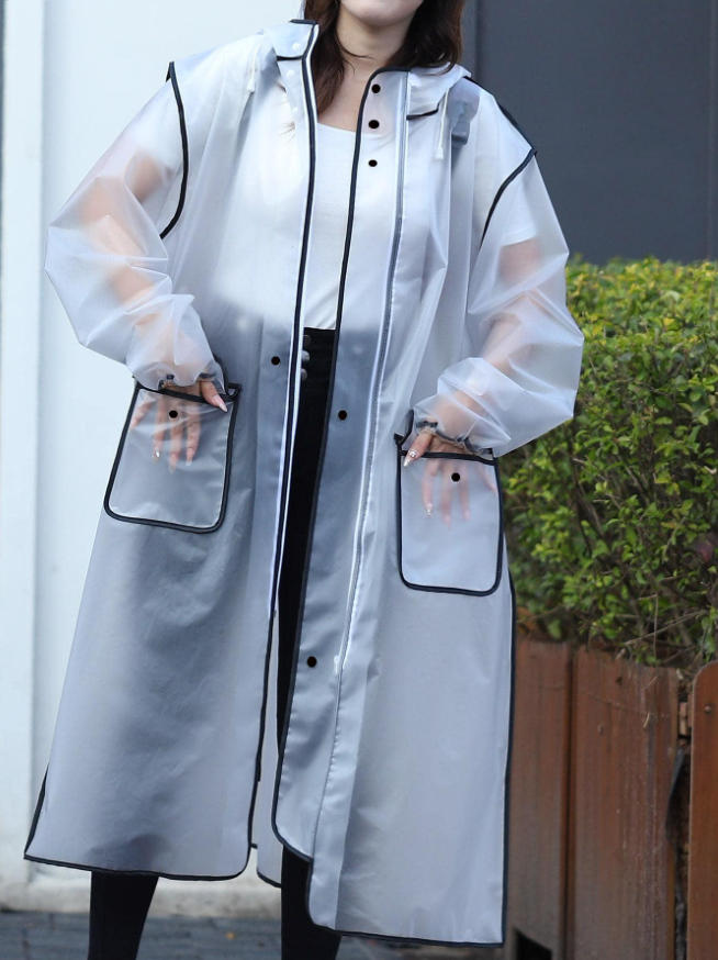 Jas Hujan Multifungsi Fashion  - Cycling Rain Jacket Commute ulasan dan harga