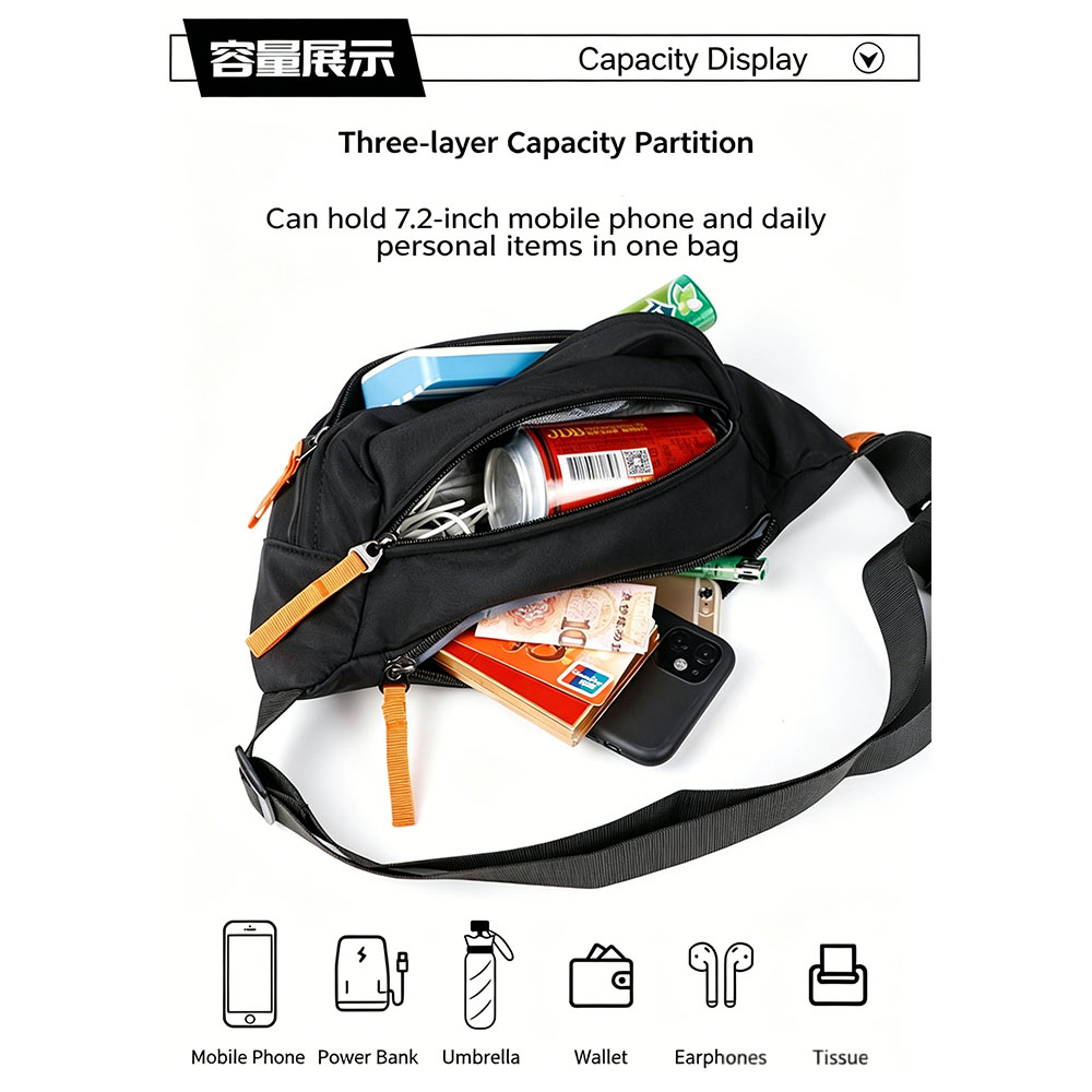 Tas Pinggang Kasual untuk Peng - Waterproof Cycling Commute ulasan dan harga