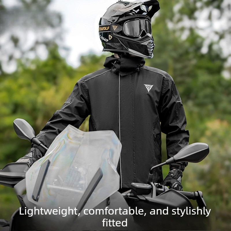 Setelan Jas Hujan Motor Anti A - Cycling Rain Jacket Commute ulasan dan harga