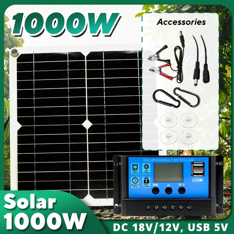 Kit Panel Surya 1000W, Sel Sur - Usb Charger Dynamo ulasan dan harga