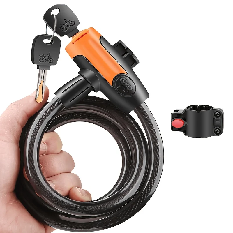 1SET Kunci Sepeda Kabel Baja B - Cable Lock Flexible ulasan dan harga