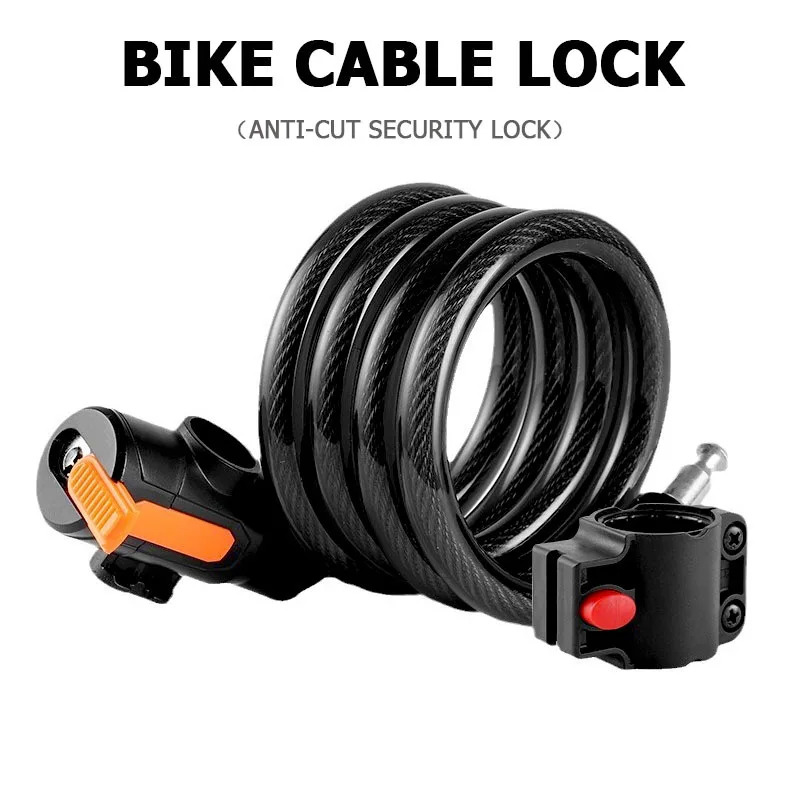 1SET Kunci Sepeda Kabel Baja B - Cable Lock Flexible ulasan dan harga