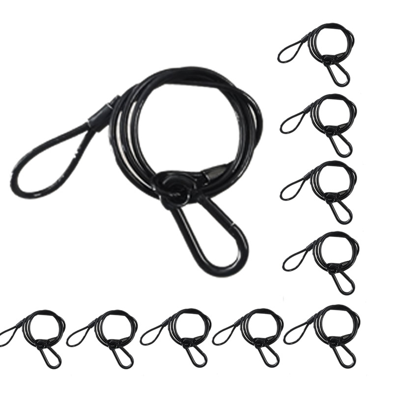 10 buah/lot kabel keamanan kab - Cable Lock Flexible ulasan dan harga