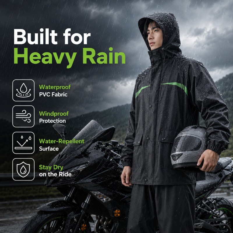 Setelan Hujan Bersepeda Anti A - Cycling Commute Rain ulasan dan harga