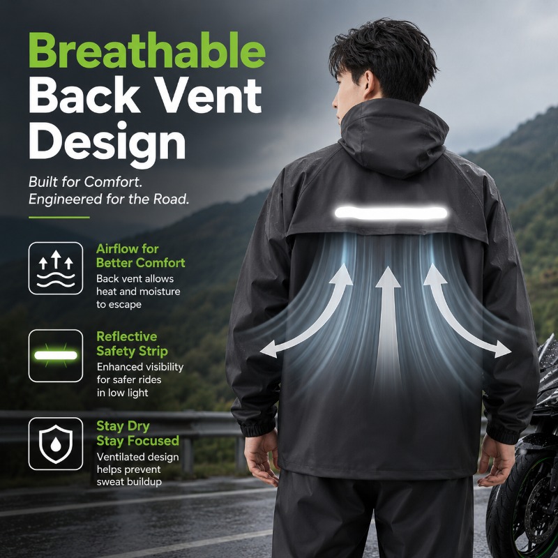 Setelan Hujan Bersepeda Anti A - Cycling Commute Rain ulasan dan harga