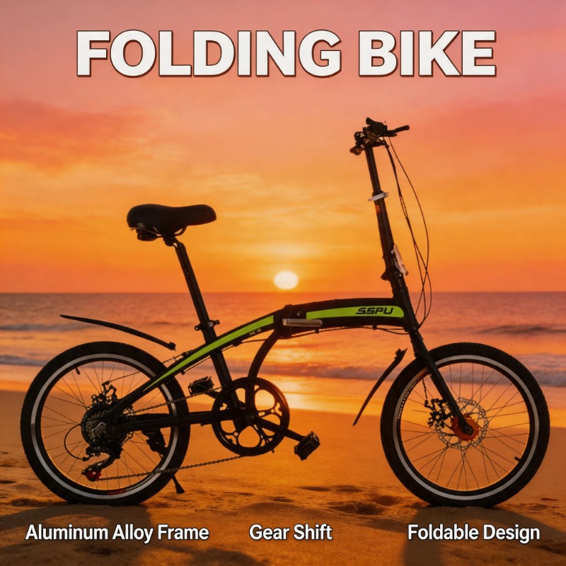 Sepeda Lipat Desain Ultralight - Commuter Biking ulasan dan harga