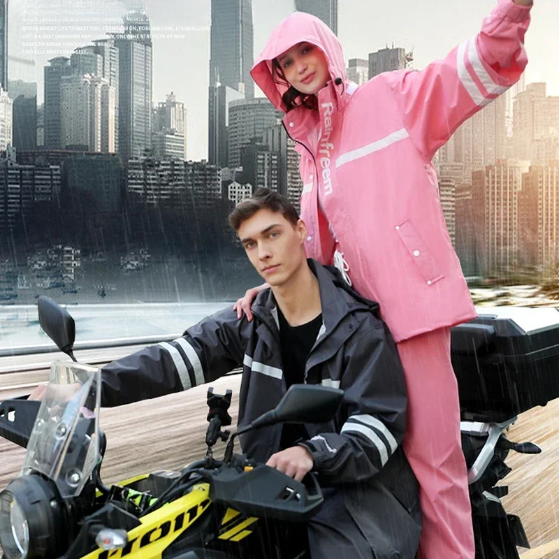 Jas hujan dewasa, perlengkapan - Cycling Rain Jacket Commute ulasan dan harga