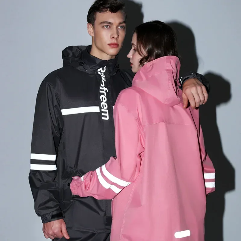Jas hujan dewasa, perlengkapan - Cycling Rain Jacket Commute ulasan dan harga