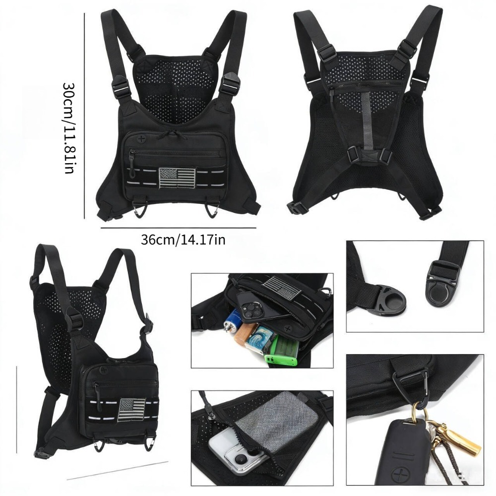Tas Dada Taktis untuk Berkemah - Reflective Vest Cycling ulasan dan harga