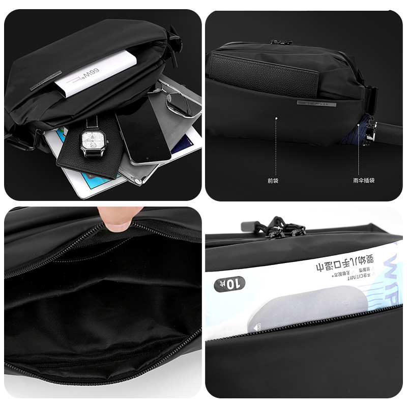 Tas selempang pria nilon ringa - Waterproof Cycling Commute ulasan dan harga