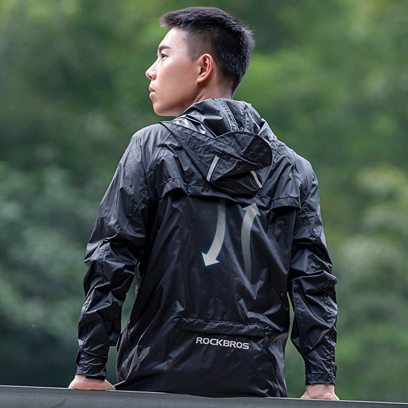 ROCKBROS Mantel Hujan Berseped - Cycling Rain Jacket Commute ulasan dan harga