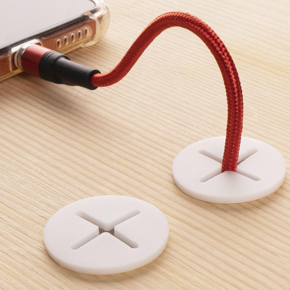 14 Buah Grommet Kabel Meja, Pe - Cable Lock Flexible ulasan dan harga