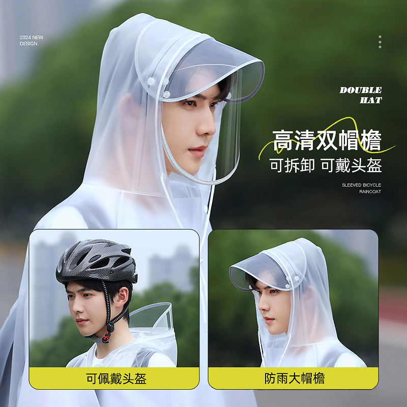 Jas Hujan Sepeda Unisex dengan - Cycling Commute Rain ulasan dan harga